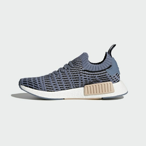 Adidas NMD_R1 STLT PRIMEKNIT Raw Steel NWT CQ2029 - Picture 4 of 8